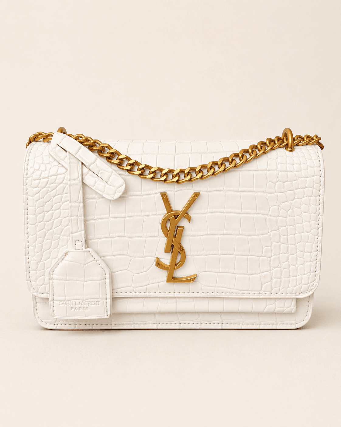 Sunset Monogram (Crocodile Embossed)